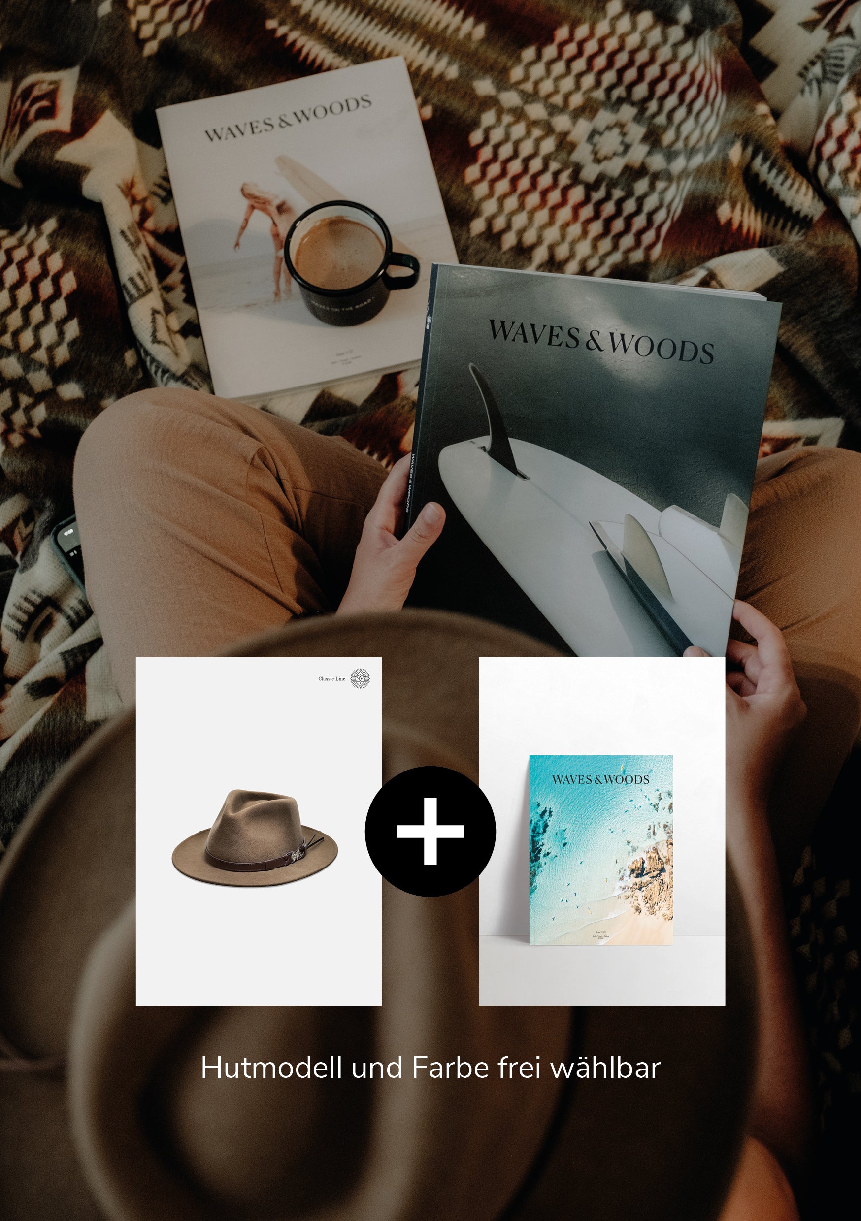 Hut x Waves & Woods Jahresabo