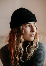 The Circle Beanie Black