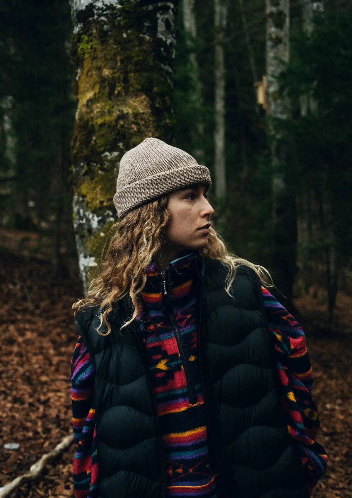 The Circle Beanie Camel